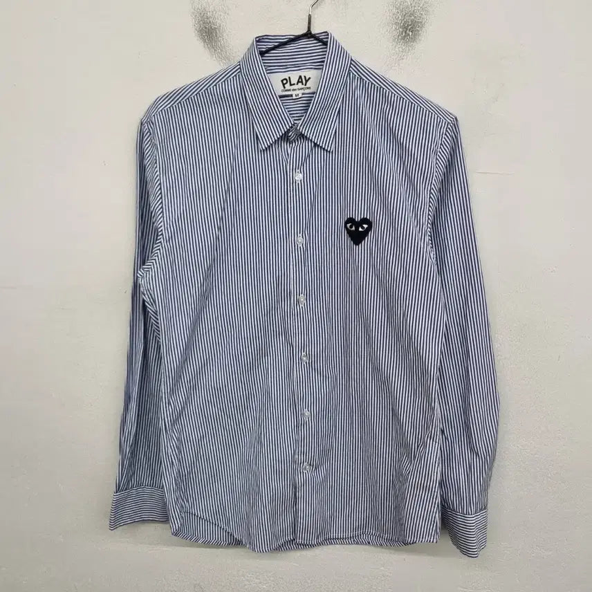 [BUNJANG] Comme des Garçons Striped Shirt Women's Size 66 / [여성66 size] 꼼데가르송 스트라이프 셔츠