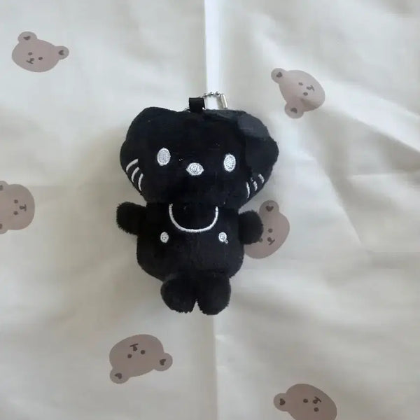 [BUNJANG] Black Kitty Plush Keychain / 검정 키티 인형 키링