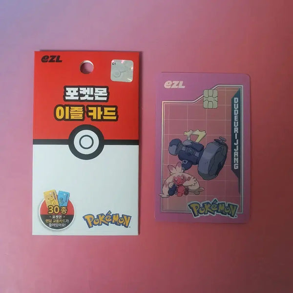 [BUNJANG] Pokemon 30th Anniversary Dudri-chan Transportation Card / 포켓몬 30주년 교통카드 두드리짱