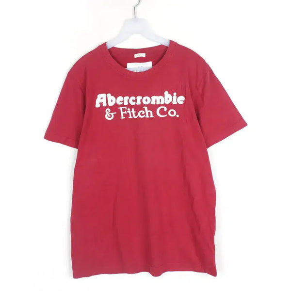 [BUNJANG] Abercrombie & Fitch Men's Round Neck T-Shirt Cotton Tee L RT2623 / 아베크롬비 반팔 라운드티 남성L 면티 티셔츠 RT2623