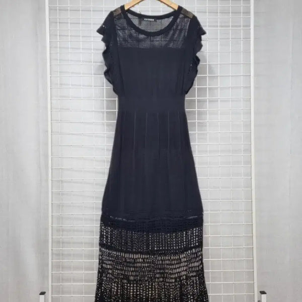 [BUNJANG] Egoist Black Knit Dress / 에고이스트 블랙 니트원피스