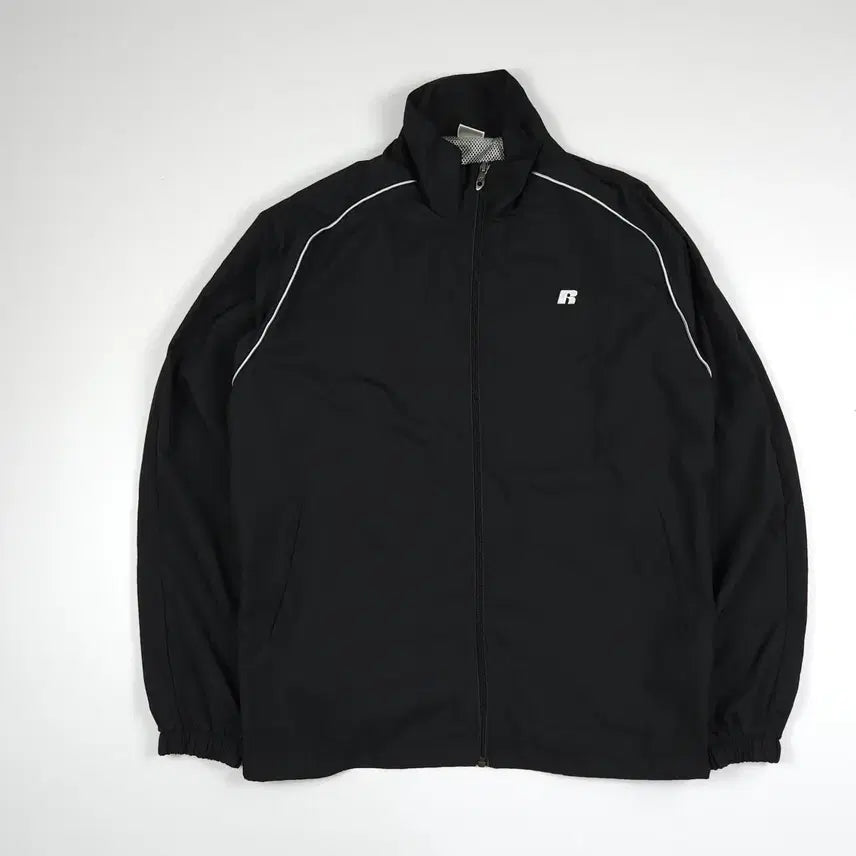 [BUNJANG] Russell Athletic Windbreaker Black / 러셀 애슬레틱 바람막이 블랙 [M]