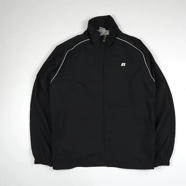 [BUNJANG] Russell Athletic Windbreaker Black / 러셀 애슬레틱 바람막이 블랙 [M]