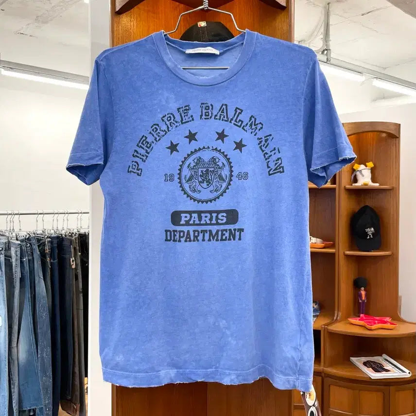 [BUNJANG] Pierre Balmain College T-Shirt XS / [XS] 피에르 발망 컬리지 티셔츠
