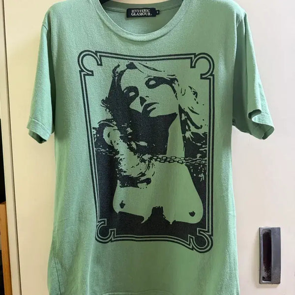 [BUNJANG] Hysteric Glamour Women's T-Shirt Size S / 히스테릭글래머 티셔츠 여성S