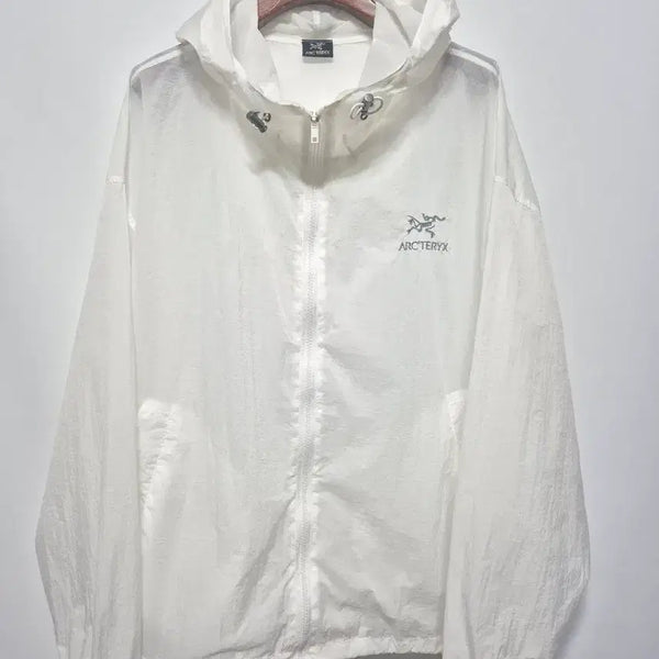 [BUNJANG] Arc'teryx Windbreaker Jacket White 2XL / 아크테릭스 바람막이 점퍼 화이트2XL