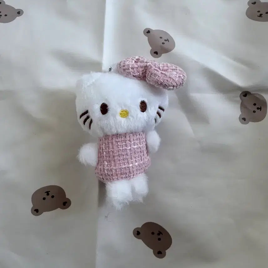 [BUNJANG] Princess Kitty Plush Keychain / 공주 키티 인형 키링
