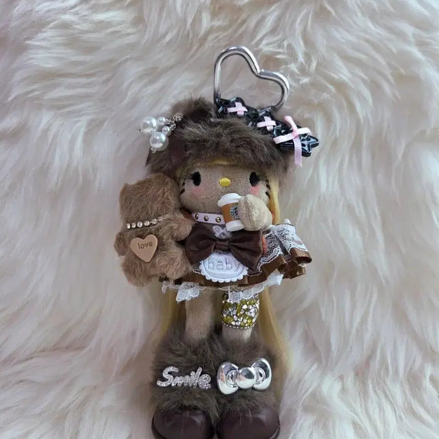[BUNJANG] Hello Kitty Custom Long-Legged Plush Doll / 헬로키티 커스텀 롱다리키티 인형