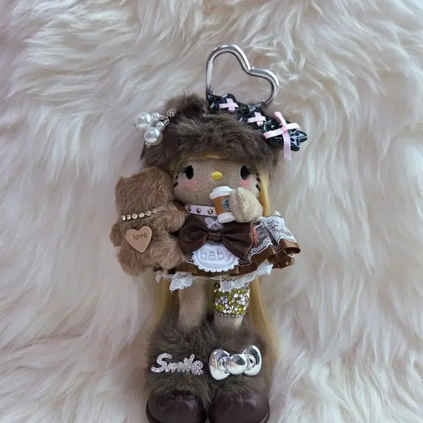 [BUNJANG] Hello Kitty Custom Long-Legged Plush Doll / 헬로키티 커스텀 롱다리키티 인형
