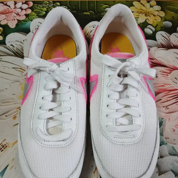 [BUNJANG] Nike Daybreak Sneakers White Pink Grey Size 245 / 나이키 데이브레이크 흰색 핑크 그레이245