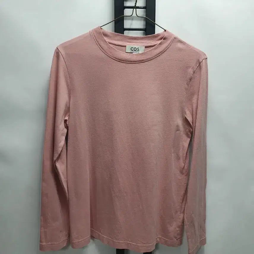 [BUNJANG] COS Long Sleeve T-Shirt Pink XS / cos 코스 롱슬리브 긴팔티셔츠 핑크 xs