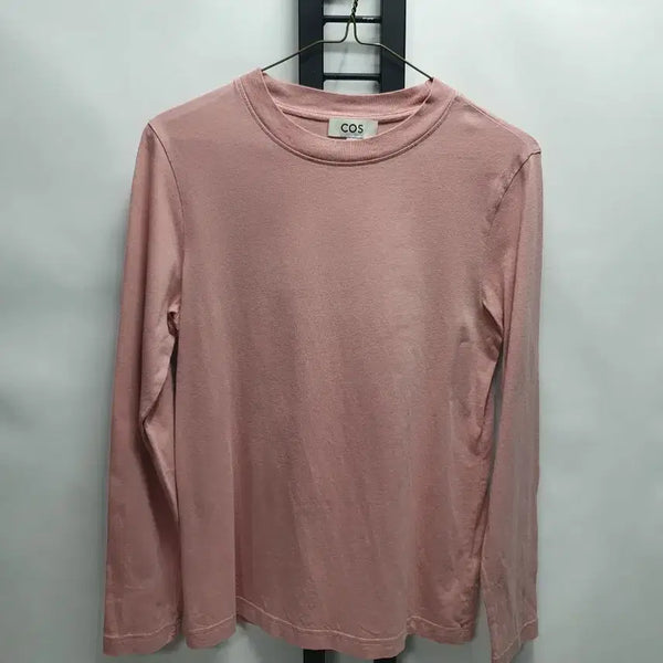 [BUNJANG] COS Long Sleeve T-Shirt Pink XS / cos 코스 롱슬리브 긴팔티셔츠 핑크 xs