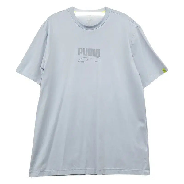 [BUNJANG] Puma Printing Light Blue T-Shirt XL / 푸마 프린팅 라이트 블루 반팔티 XL