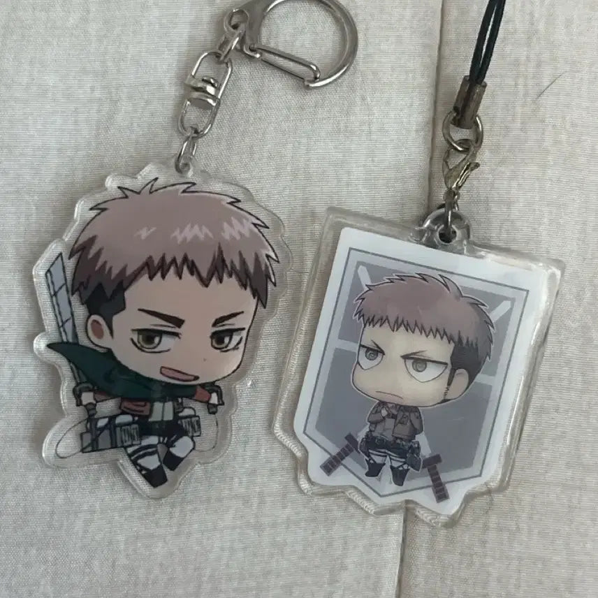 [BUNJANG] Attack on Titan Jean Kirstein Keychain Bundle / 진격의 거인 쟝 키르슈타인 키링 일괄