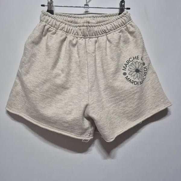 [BUNJANG] Mardi Mercredi Flower Logo Shorts / 마르디 메크르디 플라워 로고 반바지