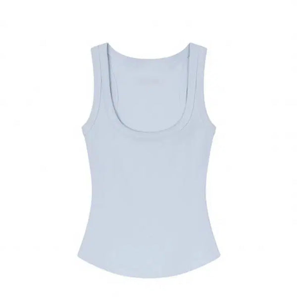 [BUNJANG] Cladda Sleeveless Top (Sky Blue/Nude) / 클라따 cladda 메이드 슬리브리스 하늘색,누드색