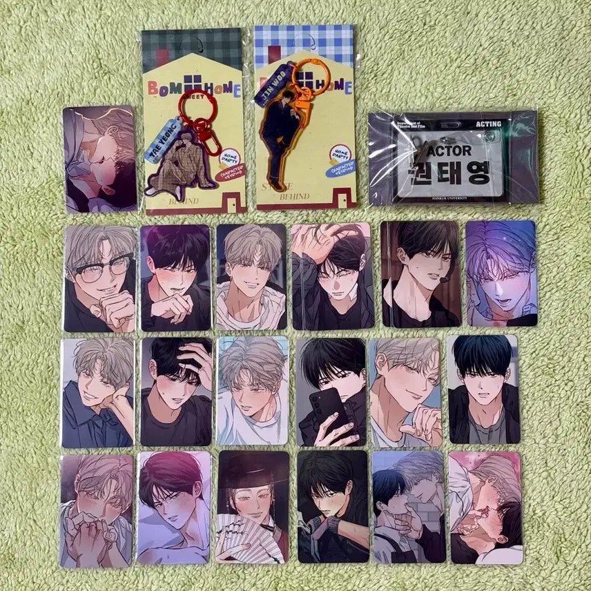 [BUNJANG] Bomtoon Bom Sweet Home Stage Behind Student ID Holder Package Collection Photocard Keychain POB / 스테이지 비하인드 학생증 홀더 패키지 컬렉션 포토카드 컬포 드볼 홈파티 키링 특전 포카 봄툰 봄스윗홈 팝업 증사 색지 모펀