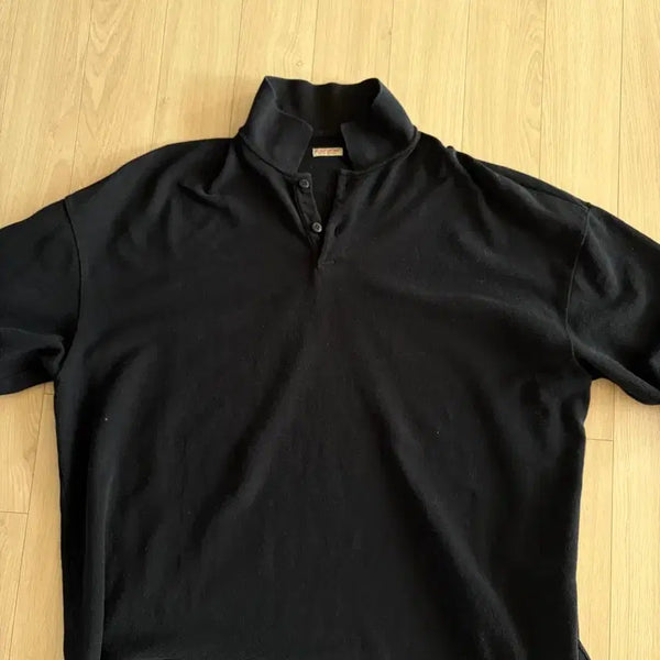 [BUNJANG] Kapital Pique Polo T-shirt Black Size 3 / 캐피탈 피케티셔츠