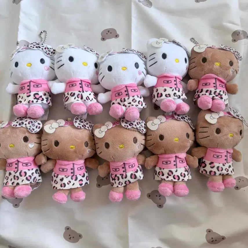 [BUNJANG] Hello Kitty Gyaru Style Doll Keychain (Standard & Tanning) / 키티 갸루 일반&태닝 인형 키링