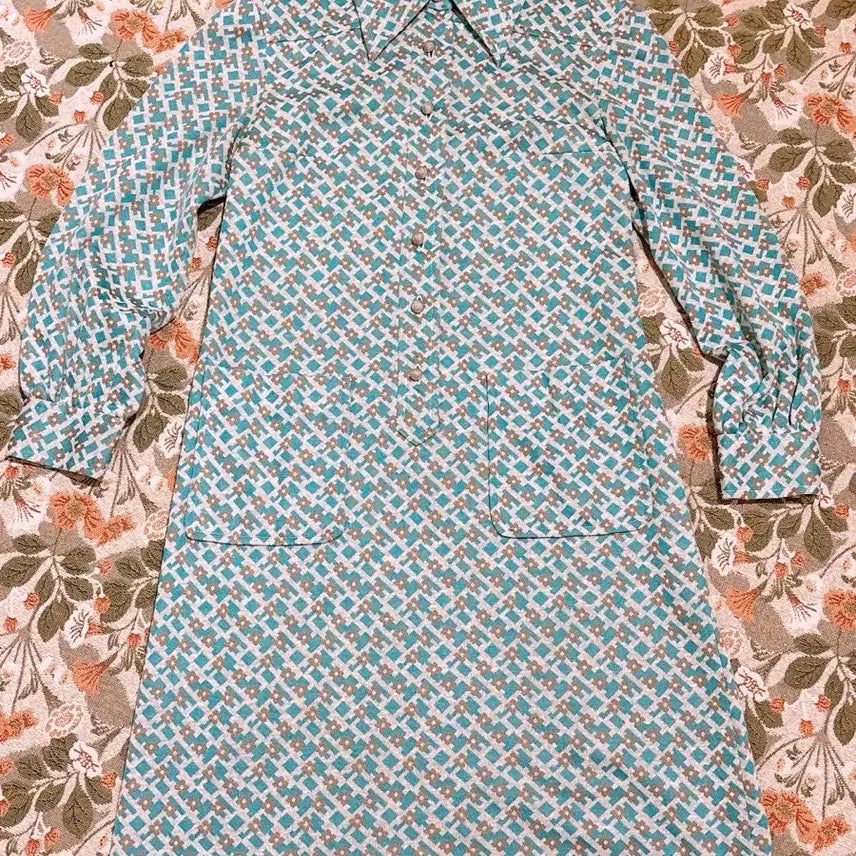 [BUNJANG] Long Sleeve Vintage Dress / 긴팔 빈티지 원피스