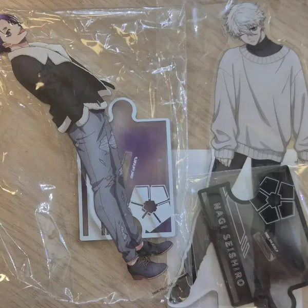 [BUNJANG] Blue Lock Round1 Casual Wear Nagi & Reo Acrylic Stand / 블루록 라운드원 사복 나기 레오 아크릴 스탠드