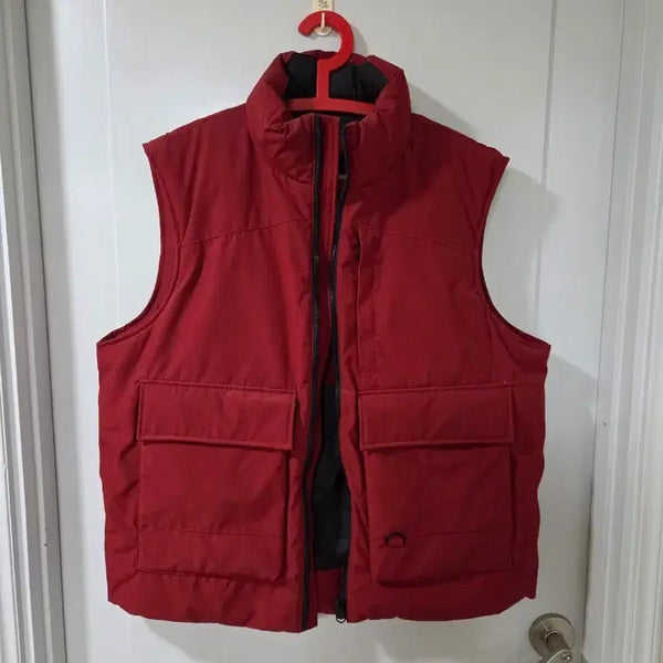 [BUNJANG] Zara Man Padded Vest XL / ZARA MAN 레드 패딩 조끼 XL 남성베스트