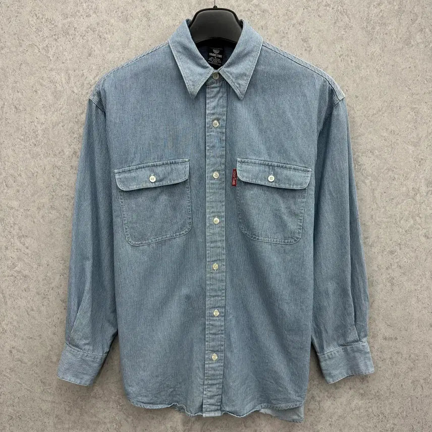 [BUNJANG] Warner Bros. Looney Tunes 90s Women's Loose Fit Oxford Shirt / 90 워너브라더스 루니툰즈 90's 여자 루즈핏 옥스포드 셔츠
