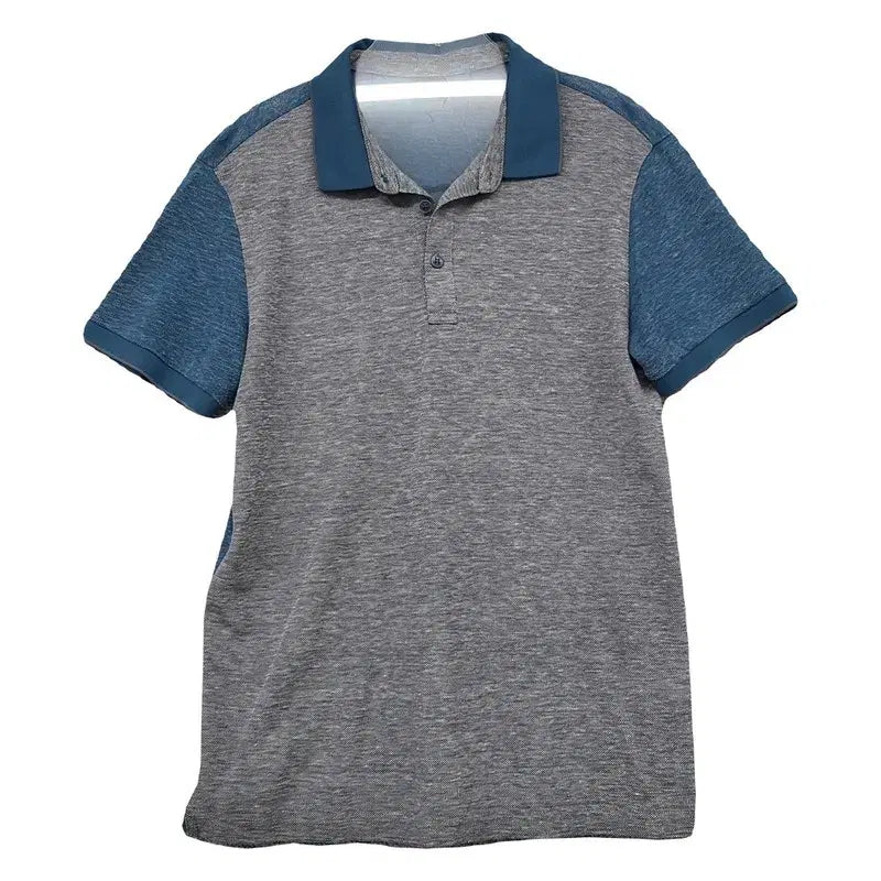 [BUNJANG] Eider Functional Short-Sleeve Polo Shirt L / 아이더 그레이 기능성 반팔 카라티 L