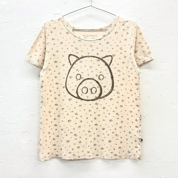 [BUNJANG] DRUG STORE Pig T-Shirt / drug store's 돼지 티셔츠