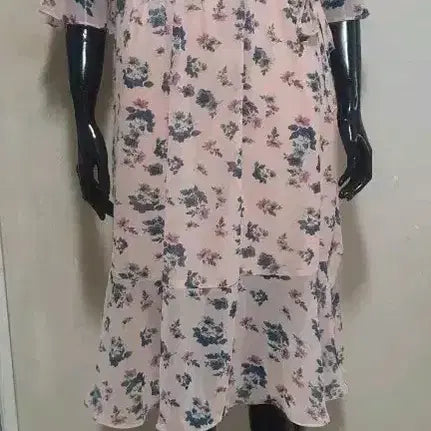 [BUNJANG] Floral Chiffon Maxi Dress / 꽃무늬 쉬폰 원피스