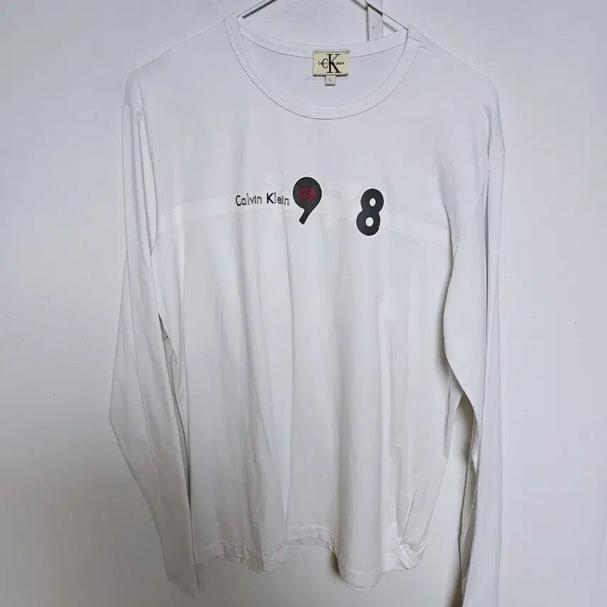 [BUNJANG] Calvin Klein Men's Long Sleeve T-Shirt / 캘빈클라인 남성 봄가을 긴팔티 100L@9980