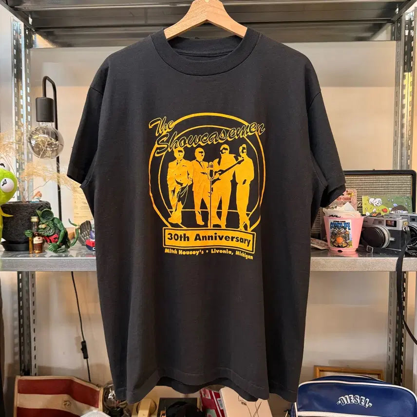 [BUNJANG] The Showcasemen 90s Vintage Single Stitch T-Shirt / 90S The Showcasemen L SIZE 추천