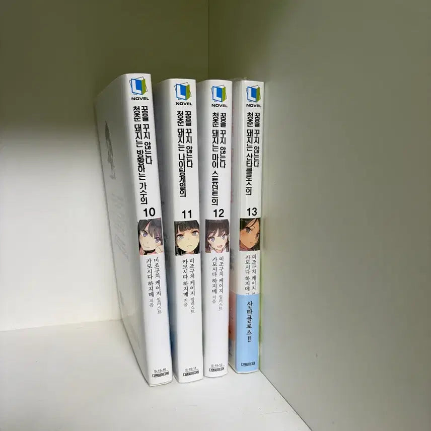 [BUNJANG] The Pet Girl of Sakurasou Light Novel Volumes 10-13 / 청춘 돼지는 꿈을 꾸지 않는다 라이트노벨 10-13권