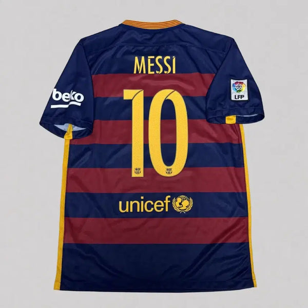 [BUNJANG] FC Barcelona 2015-2016 Home Lionel Messi Authentic Jersey / [해외 M] 15-16 바르셀로나 홈 리오넬 메시 유니폼