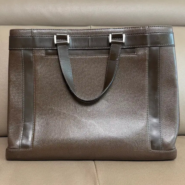 [BUNJANG] Louis Vuitton Taiga Leather Cassage PM Tote Bag Brown / 루이비통 타이가 카스백PM 토트백 브라운
