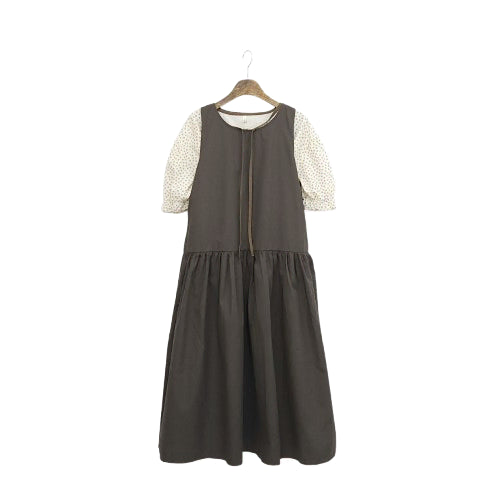 [BUNJANG] Mode Farbe A-Line Long Flare Dress / 바스락 셔링 풍성 플레어 A라인 롱원피스