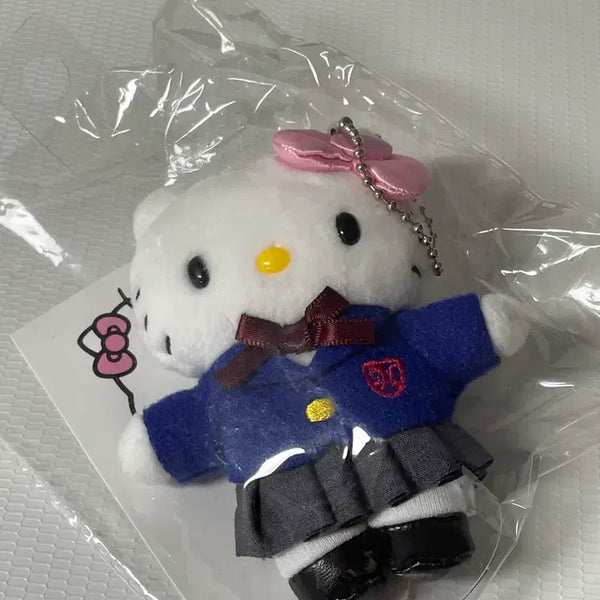 [BUNJANG] Sanrio Hello Kitty 50th Anniversary School Uniform Mascot / 산리오 헬로키티 50주년 교복 마스코트
