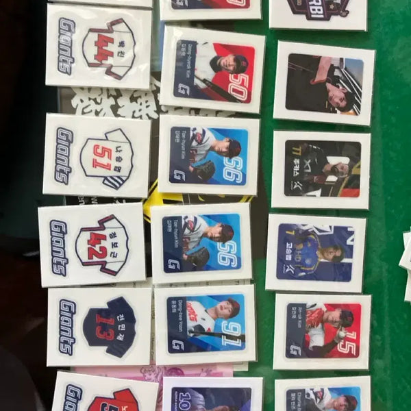 [BUNJANG] Garbage Time KBO Baseball Stickers / 띠부씰 KBO크보 야구,가비지타임,가필드,베베오리,오징어게임,케데헌,와다다곰