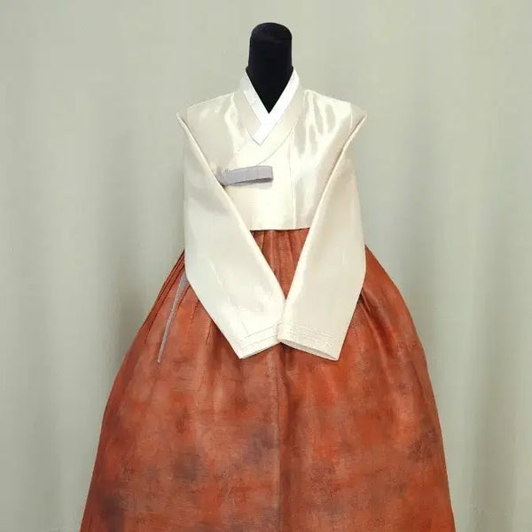 [BUNJANG] Genuine Silk Hanbok (88 Size) - Jacket & Skirt Set / 본견실크] 88사이즈 중고한복 판매합니다.