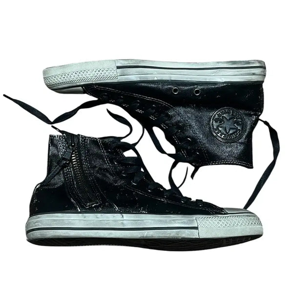 [BUNJANG] John Varvatos Coated Canvas Dirty Wash High-Top Sneakers / 존바바토스 컨버스 코팅 더티 워싱 하이탑