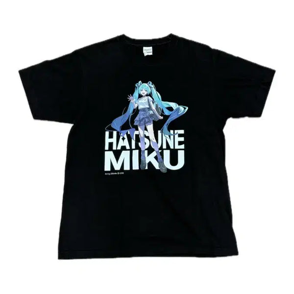 [BUNJANG] Hatsune Miku Official Merchandise Short Sleeve T-Shirt / 하츠네미쿠 공식 머천다이즈 반팔 티셔츠