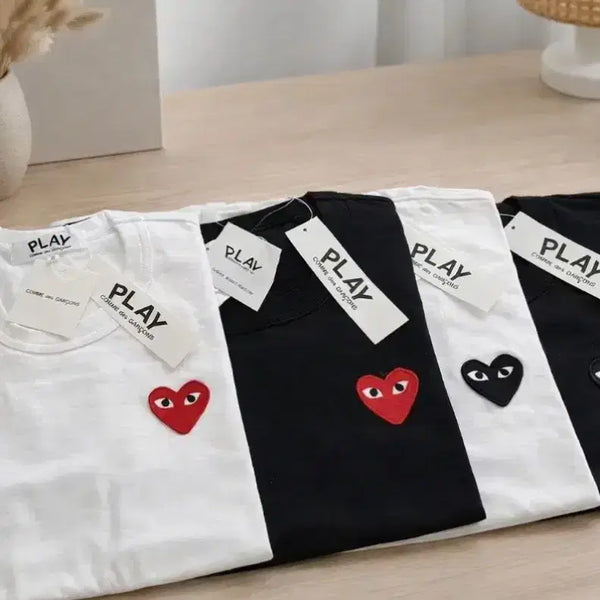 [BUNJANG] Comme des Garçons Short Sleeve T-Shirt White / 꼼데 반팔 (화이트)