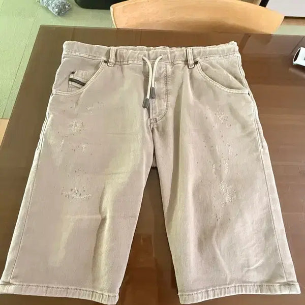 [BUNJANG] Diesel Men's Washed Denim Shorts / 디젤 남성 반바지