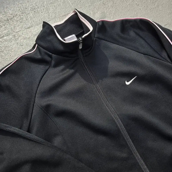 [BUNJANG] Nike 00's Y2K Blackpink Track Top Jersey / Nike 나이키 00's y2k 블랙핑크 트랙탑 져지
