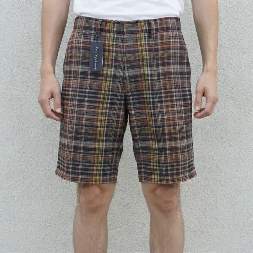 [BUNJANG] Polo Ralph Lauren Check Shorts (New) / [32]폴로랄프로렌 체크 반바지 (새상품)