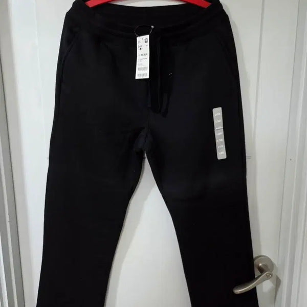 [BUNJANG] TOPTEN Men's Black Fleece Sweatpants L / 탑텐 남성 블랙 기모 스웨트 팬츠 L 남성바지