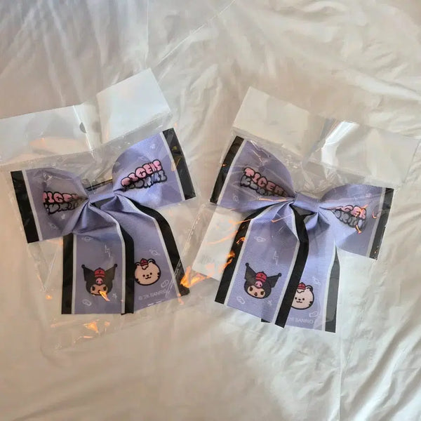 [BUNJANG] Kia Tigers x Kuromi Collaboration Hair Pins (Set of 2) / 기아타이거즈 쿠로미 머리핀