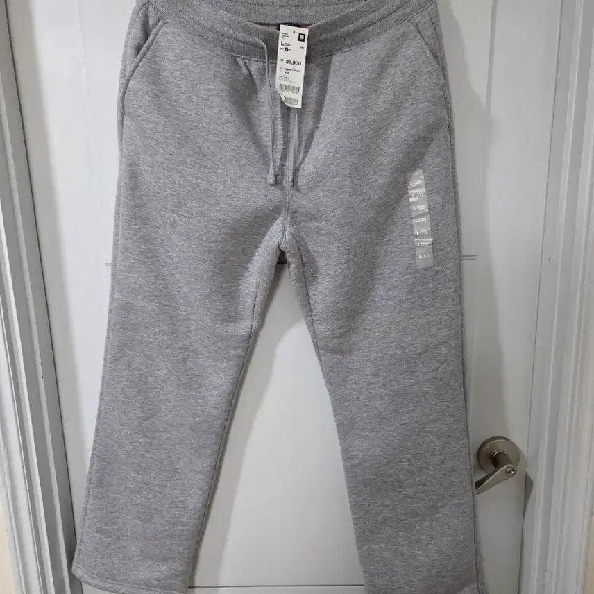 [BUNJANG] TOPTEN Men's Sweatpants Grey L / 탑텐 기모 스웨트 팬츠 L 그레이 남성바지