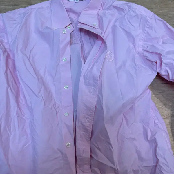 [BUNJANG] Heritage Floss M Unisex Shirt Pink / 헤리티지 플로스 셔츠 핑크