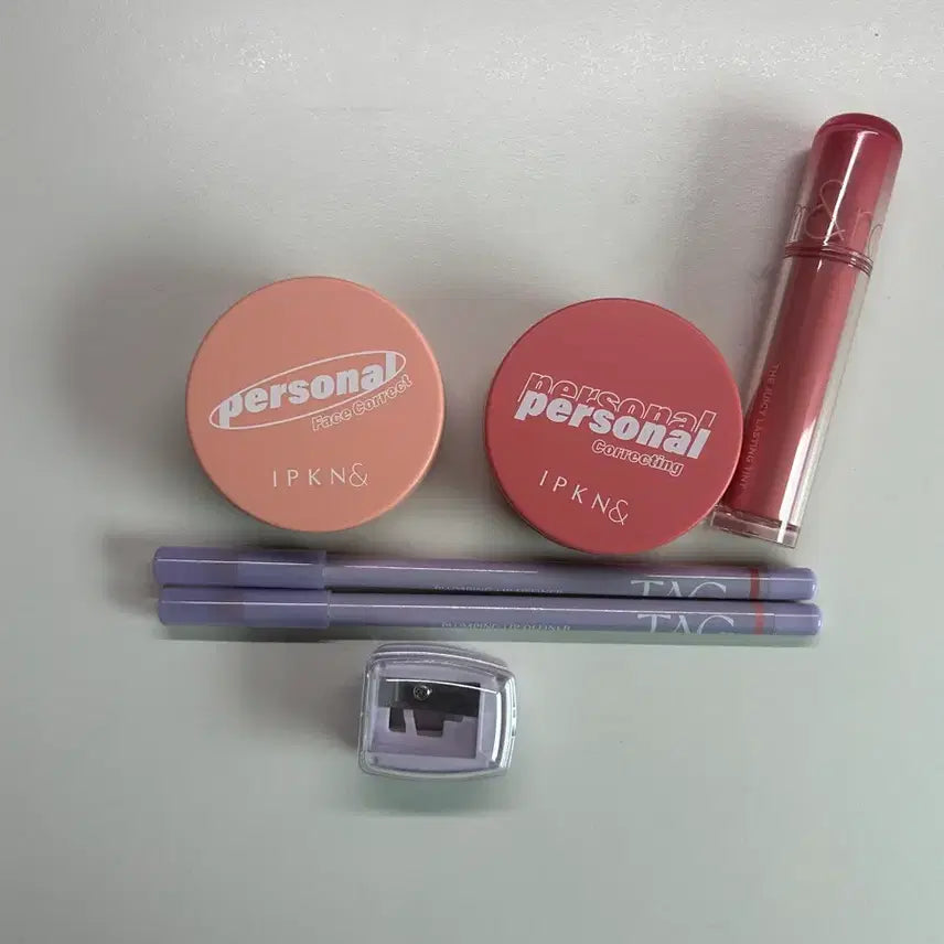 [BUNJANG] Rom&nd Cushion Blusher & Lip Definer Spring Warm Set / 퍼스널 쿠션 블러셔, 롬앤 틴트, 태그 립 디파이너 봄웜세트